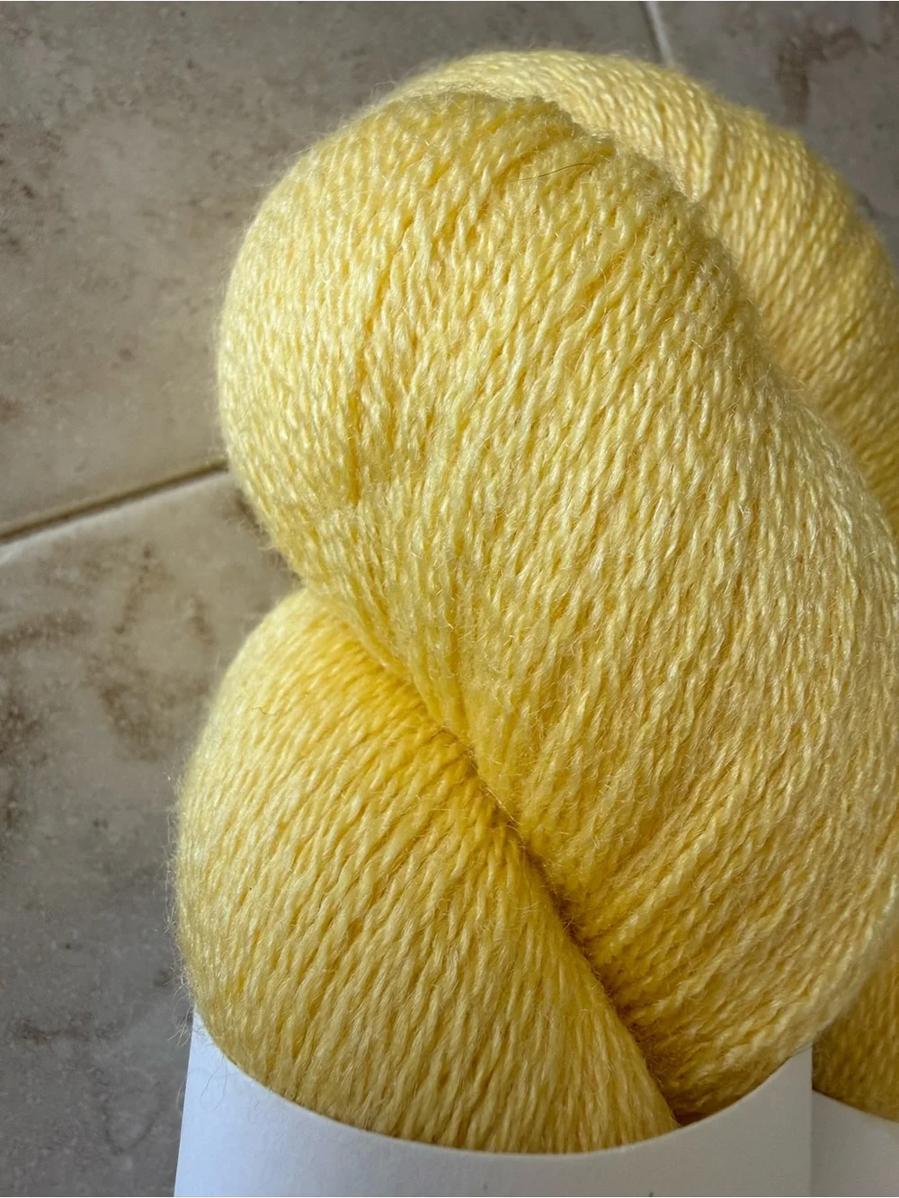 Jagger Spun Yellow Lightweight Sweater Yarn - Soft Sunshine Shade - Daffodil